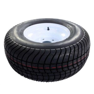 PARTS-DIYER 1 PC 10 20.5x8.0-10 Tubeless Trailer Tires 5 Lug Wheel Galvanized Spoke w//Rims 10PR P825