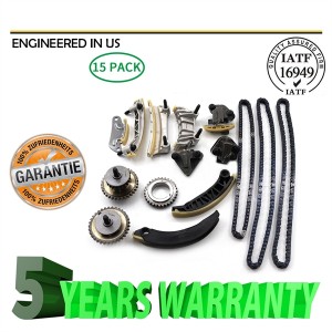 For 07-15 3.6L 3.0L Cadillac Buick Chevy Saturn Pontiac DOHC Timing Chain Kit