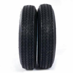 One - Trailer Tires & Rims 480-12 12" 4 Lug Wheel White Spoke 4ply 4.80-12