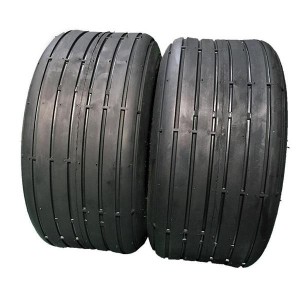 Set of(2) 16x6.50-8 4 Ply millionparts Rib Tire for lawn mower garden tractor