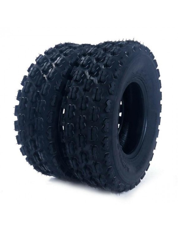 19X7-8 SPORT ATV KNOBBY 4-PLY TIRE Tubeless P327 Left, Right, Front[Set of 1]