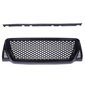 ABS Plastic Car Front Bumper Grille for 2005-2011 Toyota Tacoma ABS Coating QH-TO-009 Black