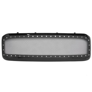 ABS Plastic Car Front Bumper Grille for 1999-2004 F250 F35 ABS Plastic Stainless Steel Coating QH-FD-023 Black